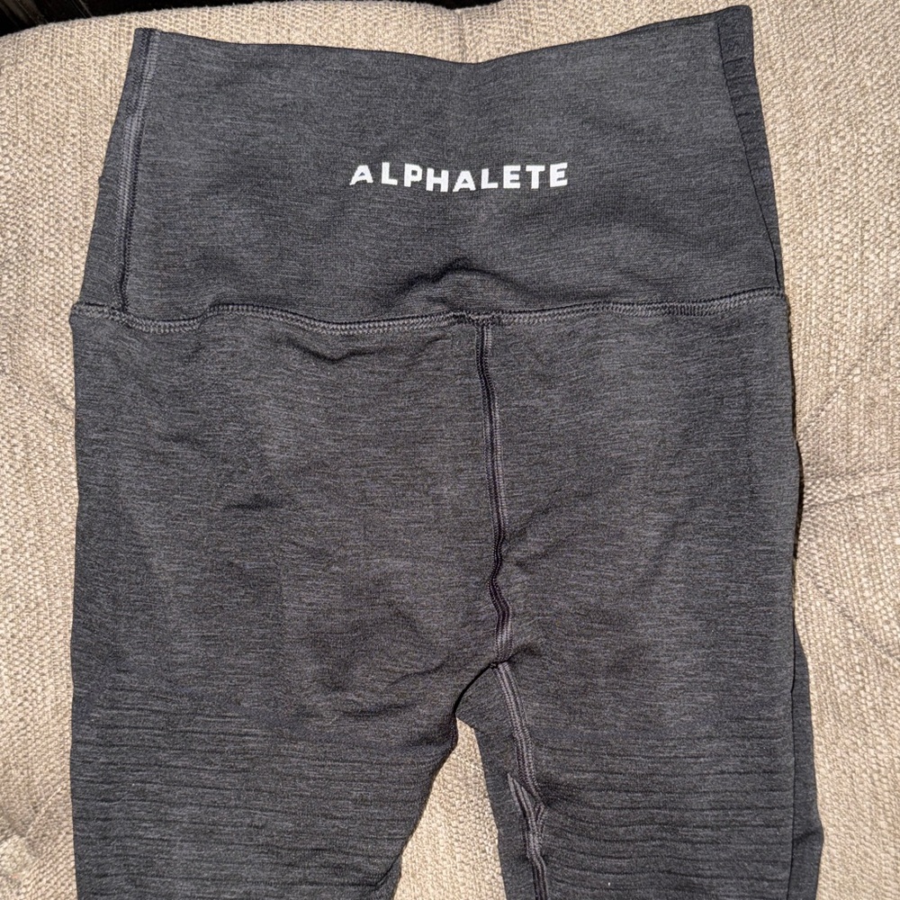Alphalete Black High-Waisted Leggings